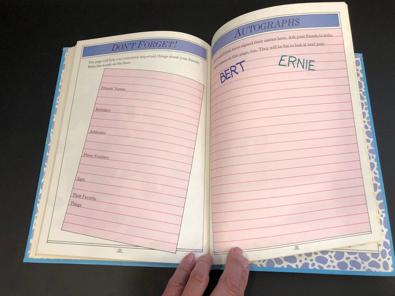 Vintage Sesame Street My Memory Book Journal Etsy