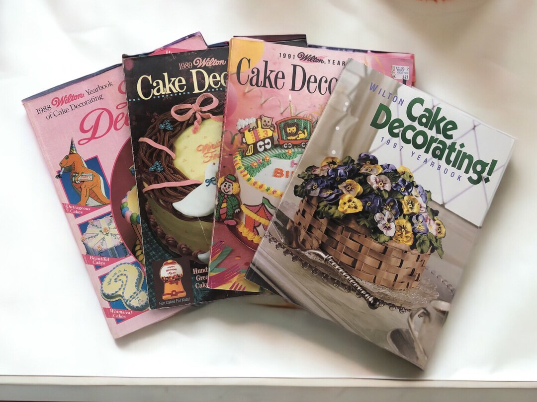 Cake Decorating Magazines Vintage Wilton Yearbooks 1980s and 1990s Etsy
