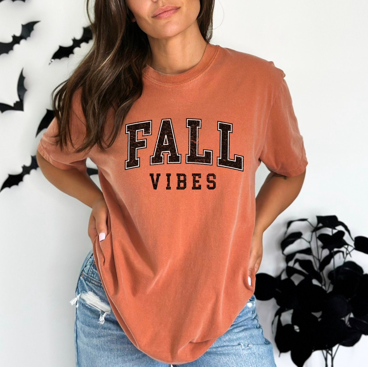 Fall Vibes tshirt | Halloween tshirt | autumn shirt | cute fall shirt