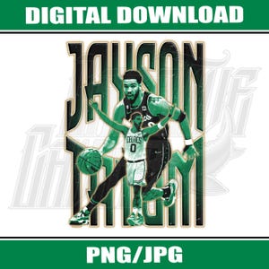 Jayson Tatum Design, Digital File, PNG, JPG