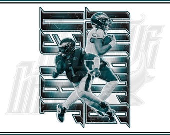 Jalen Hurts Design, digitale Datei, PNG, JPG