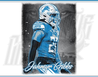 Jahmyr Gibbs Design, Digital File, PNG, JPG