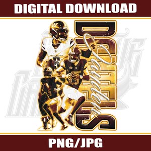 May include: Digital download graphic featuring football players in action. The design includes the text "Speed & Auden" in a stylized font, with the words "Digital Download" and "PNG/JPG" at the top and bottom.