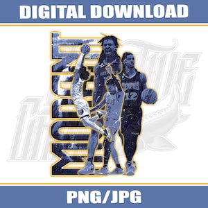 Ja Morant Design, Digital File, PNG, JPG