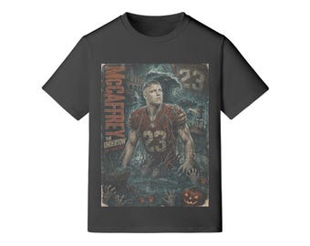 Christian McCaffrey | San Francisco 49ers T-Shirt | Vintage Halloween Graphic Tee | Limited Edition