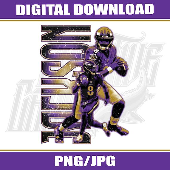 Lamar Jackson Design, Digital File, PNG, JPG