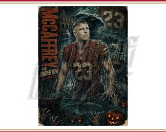 Christian McCaffrey | San Francisco 49ers | Halloween Edition | Digital Fan Art | Instant Download