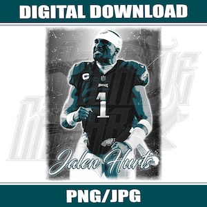 Jalen Hurts Design, Digital File, PNG, JPG