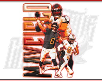 Baker Mayfield Design, Digital File, PNG, JPG