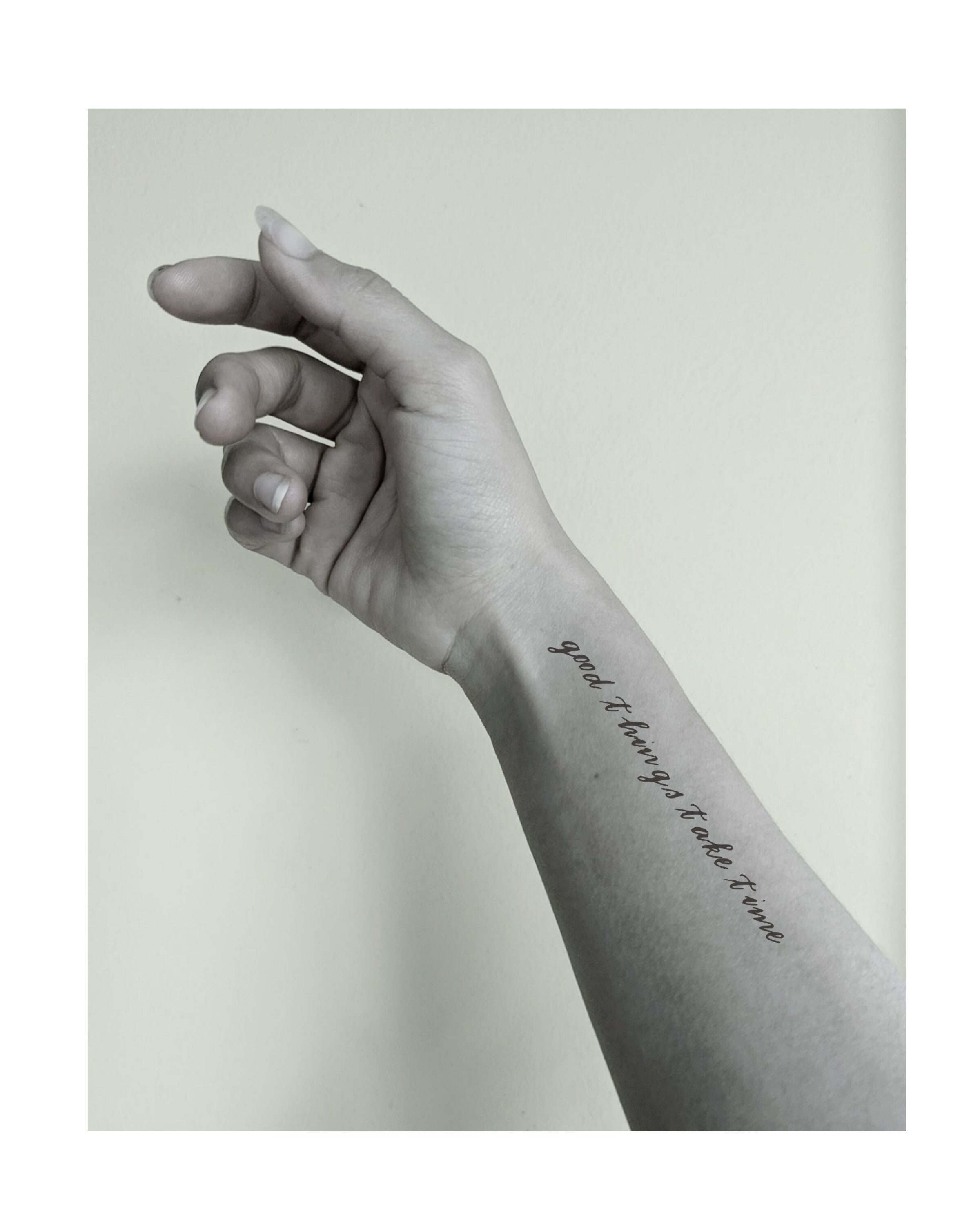 Script Tattoo Design - Etsy