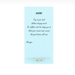 Armband mit Grußkarte / SOULMATE