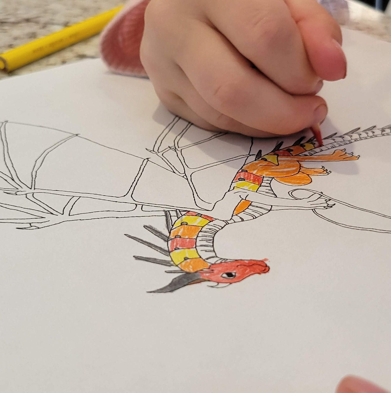 Dragon Coloring Pages - Wings of Fire Inspired - Etsy