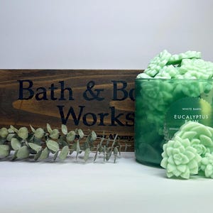 Bath and Body Works Wax Melts Eucalyptus Rain 2.5 oz, Strongly Scented, For Use in Wax Warmer