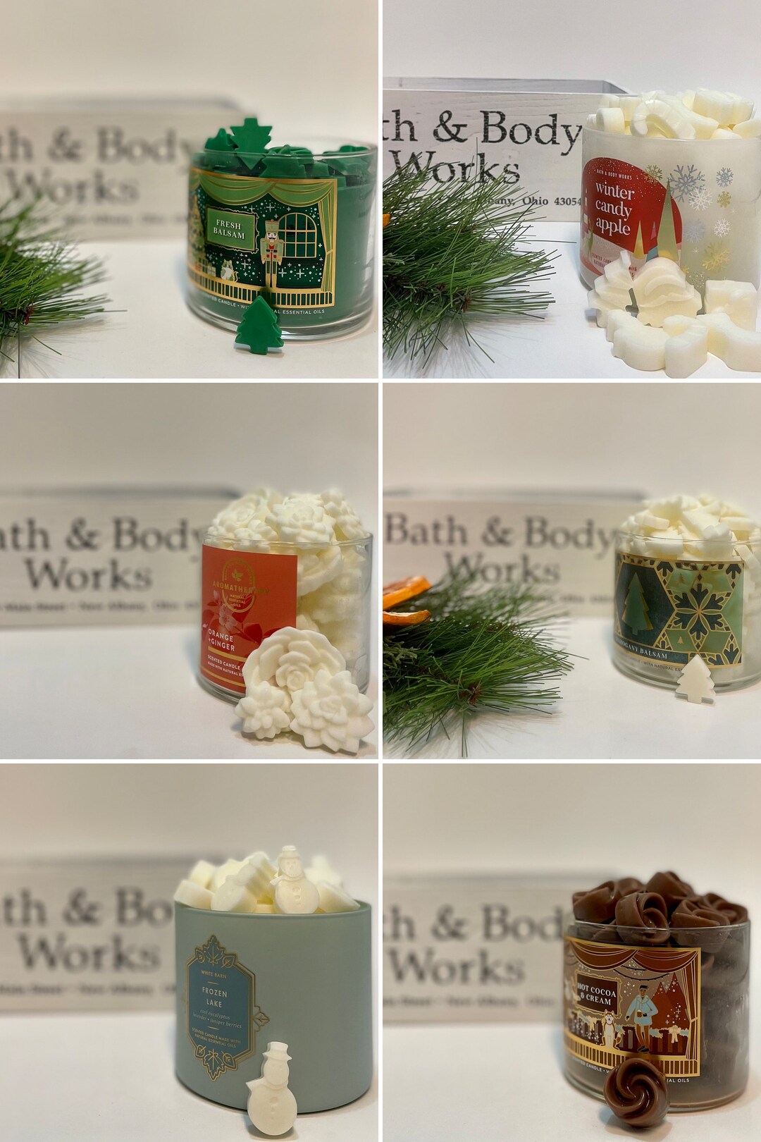 Bath and Body Works Wax Melts Sample Pack 3oz, Strongly Scented, for