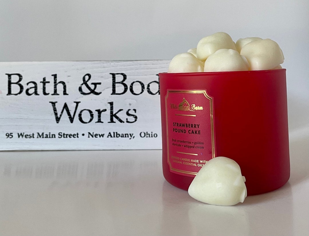 Bath and Body Works Wax Melts Strawberry Pound Cake Etsy