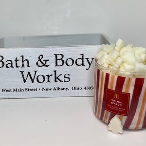 Bath and Body Works Wax Melts Tis the Season, Strongly Scented, For Use in Wax Warmer