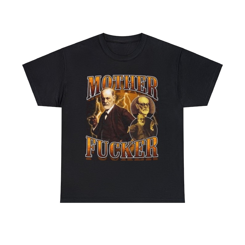 Camiseta Mother F*cker Sigmund Freud: divertida camiseta unisex, diseño de humor atrevido, perfecta para fanáticos de la psicología e ideas de regalo únicas imagen 1