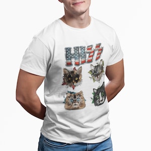 Hiss Music Band Parody Concert T-Shirt, Music Lover Gift, Funny Graphic Tee, Unisex Band Tee, Concert Tee