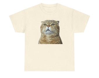 Scottish Fold Katzen-T-Shirt - Süßes Unisex-Shirt, entzückendes Grafikdesign, perfektes Geschenk für Katzenliebhaber und Tierliebhaber