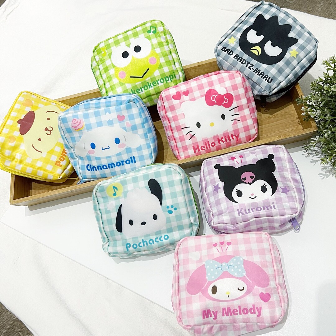 Sanrio Travel Pouch Sanitary Bag Cosmetic Bag Wallet Etsy