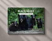 Black Bears 2027 Wall Calendar, Monthly Planner with Notes & Holidays, Made in USA