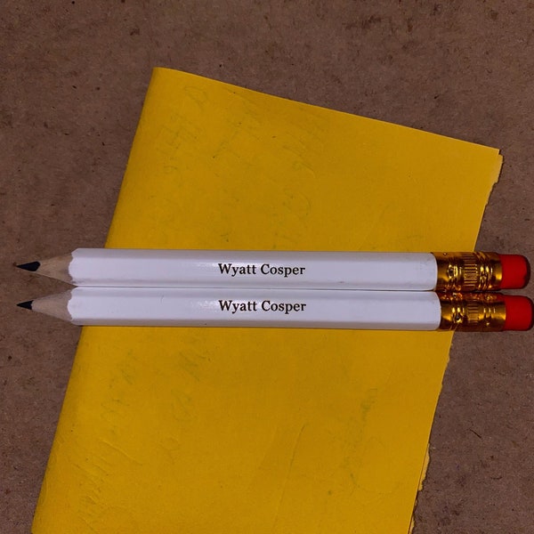 Mini Pencils Personalized Bridal Shower Pencils Baby Shower Wedding Pencils, Golf Pencils Shower Favor Custom Mini Pencils