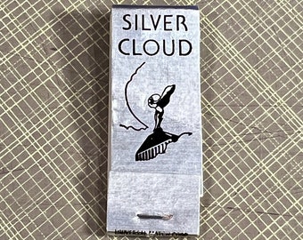 Vintage San Francisco Matchbook - Vintage Restaurant Matches - SILVER CLOUD RESTAURANT, California