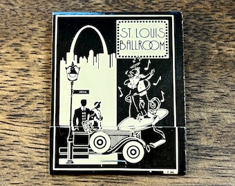 Vintage St. Louis Matchbook - Vintage Matches - St. Louis Ballroom, St. Louis Missouri, Black Matchbook - Casa Loma