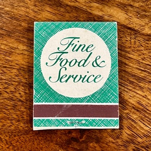 Vintage Virginia Matchbook - RT&#39;S RESTAURANT, Alexandria, Virginia - Vintage Restaurant Matches