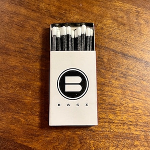 Vintage Chicago Matchbox - Vintage Restaurant, Bar Matches - Base Bar Chicago, Hard Rock Chicago
