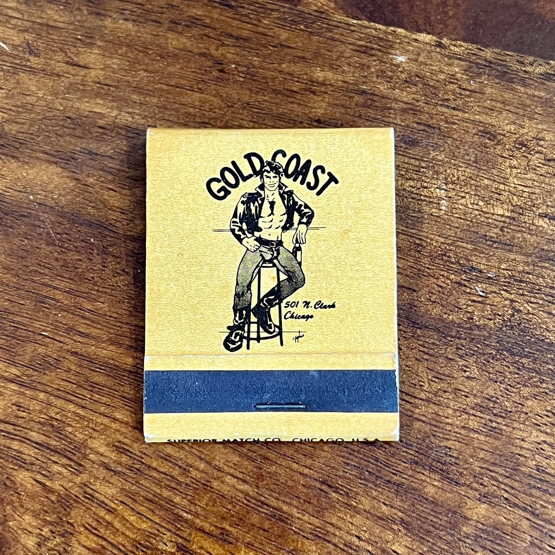 Vintage Chicago Matchbook Vintage Gay Bar Matches GOLD Etsy
