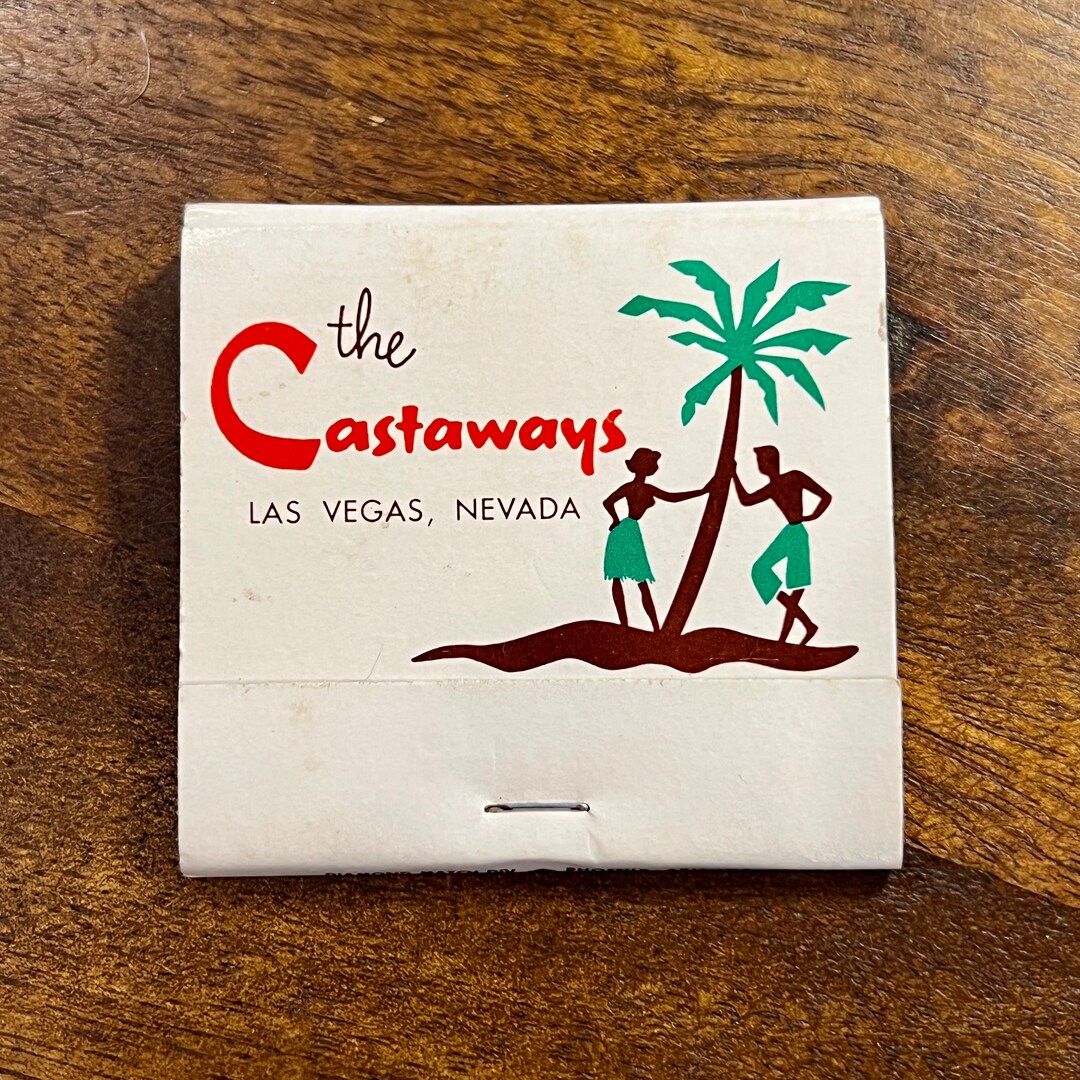 Vintage Las Vegas Matchbook - Vintage Hotel Matches - the Castaways ...