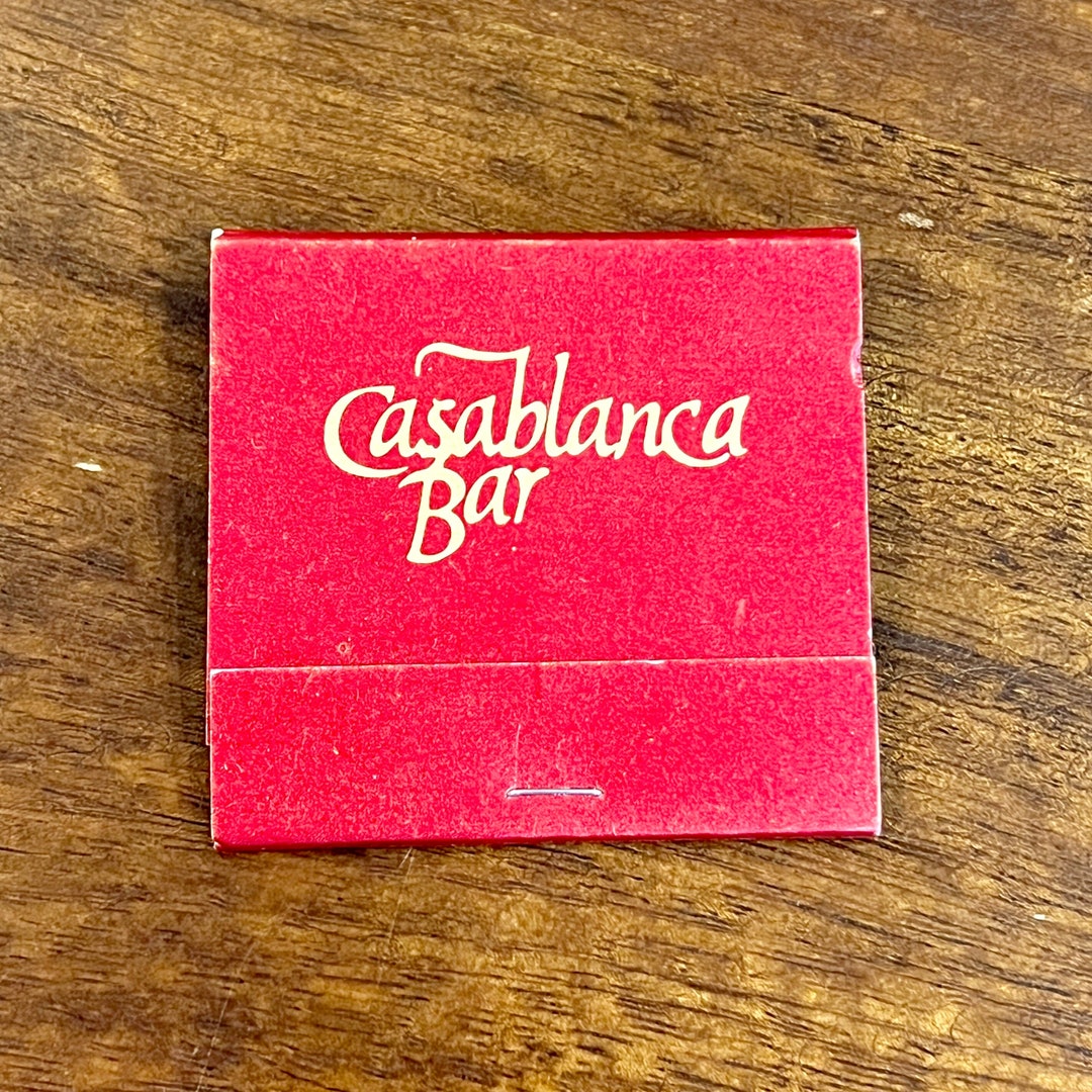 Vintage Atlanta Matchbook Vintage Restaurant Bar Matches CASABLANCA Bar