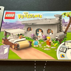 LEGO The Flintstones 21316, Used Building Instruction Booklet, LEGO Manual Only, Pieces NOT included