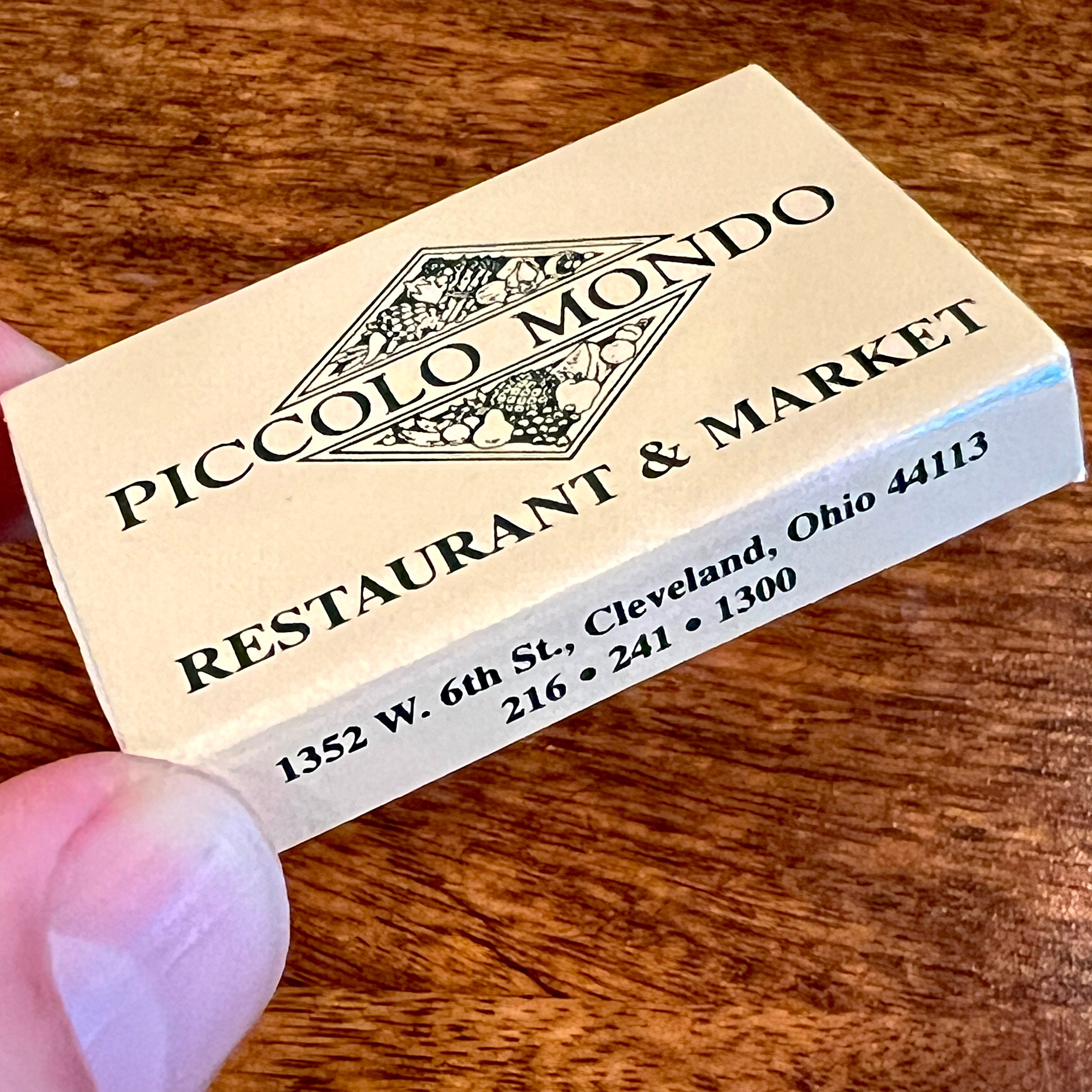 Vintage CLEVELAND Matchbox Vintage Restaurant Matches Etsy