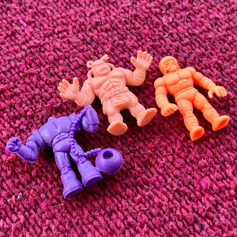 Vintage M.U.S.C.L.E. Men Action Figures Set of 3 Vintage Etsy