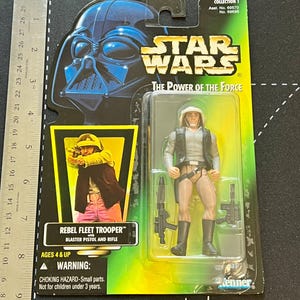 Star Wars Power of the Force 2 Action Figure - REBEL FLEET TROOPER
