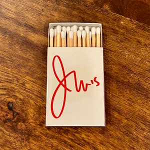 Vintage Atlanta Matchbook - Vintage Restaurant Bar Matches - JW&#39;S RESTAURANT, Atlanta, Georgia