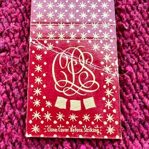 Vintage Chicago Matchbook (flat/empty) - Vintage Department Store Matches - Carson Pirie Scott, Downtown Chicago