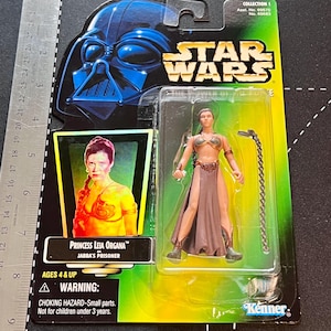 Star Wars Power of the Force 2 Action Figure - Princess Leia Organa as Jabba&#39;s Prisoner