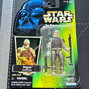 Star Wars Power of the Force 2 Action Figure - DENGAR with Blaster Rifle