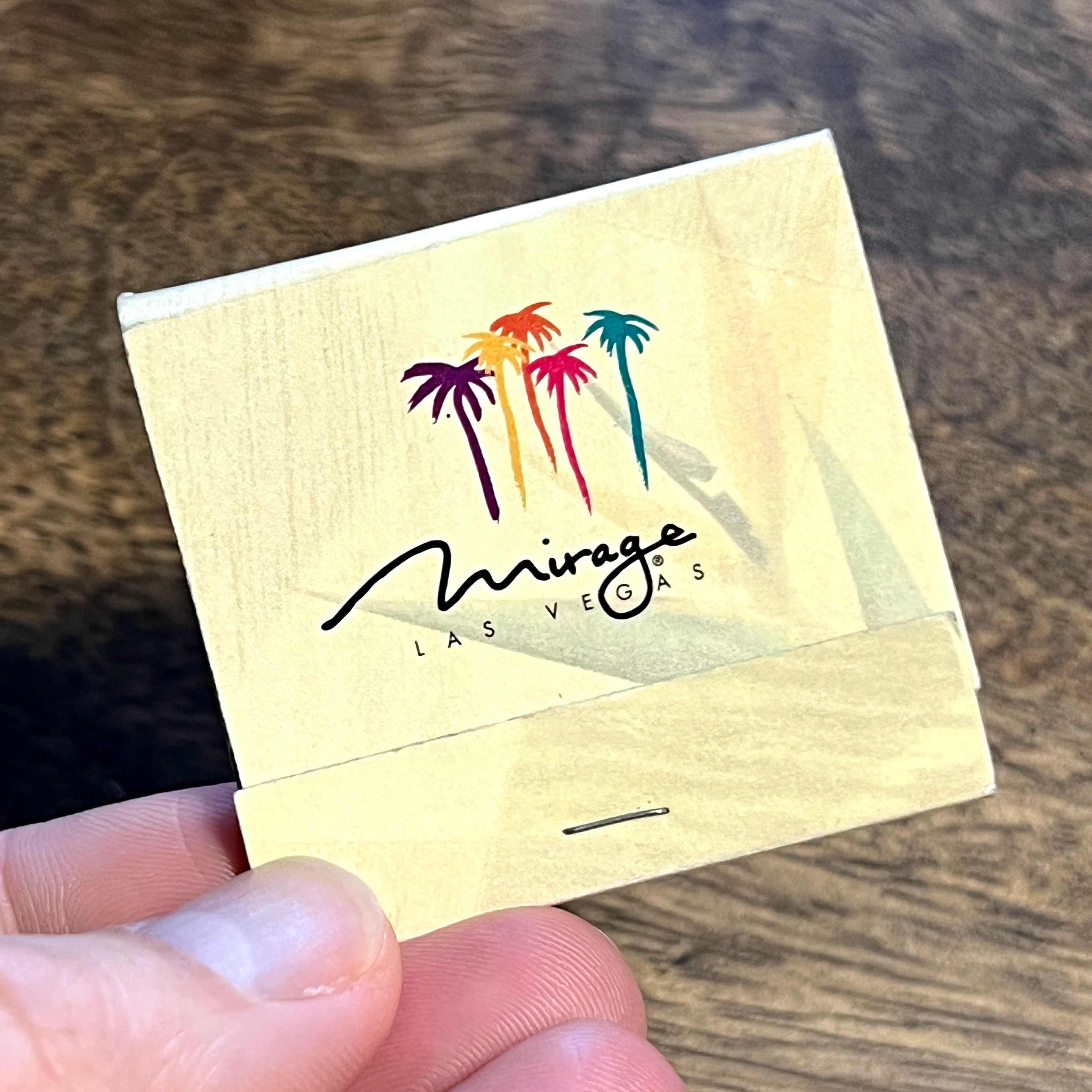 Vintage Las Vegas Matchbook Vintage Casino Matches MIRAGE Hotel ...