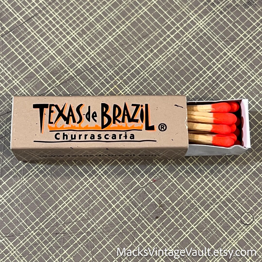 Matchboxes Brazil TEXAS DE BRAZIL Churrascaria - Vintage Matchbox, Vintage Matches ...