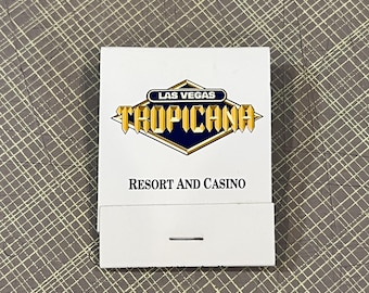 TROPICANA - Vintage Las Vegas Matchbook - Vintage Casino Matches - folies bergere, Las Vegas, Nevada