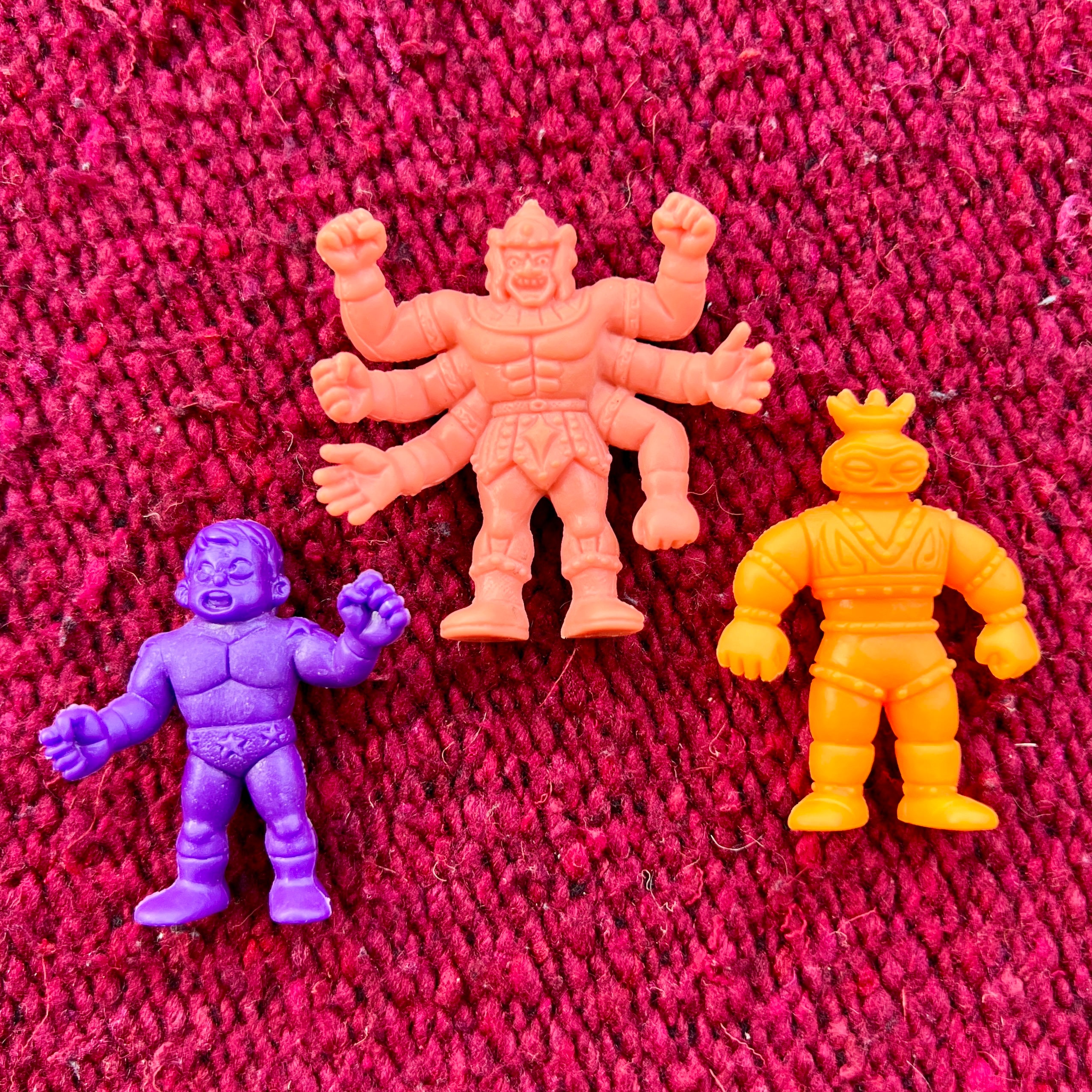 Vintage M.U.S.C.L.E. Men Action Figures Set of 3 Vintage Etsy