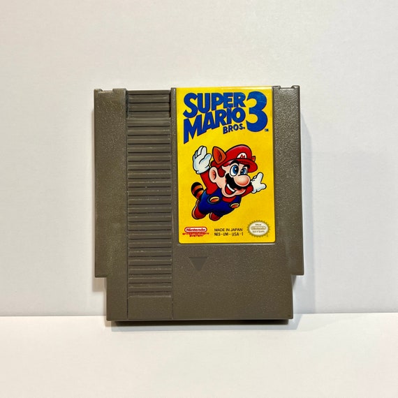 Super Mario Bros. 3 Nintendo NES Video Game Cartridge Etsy