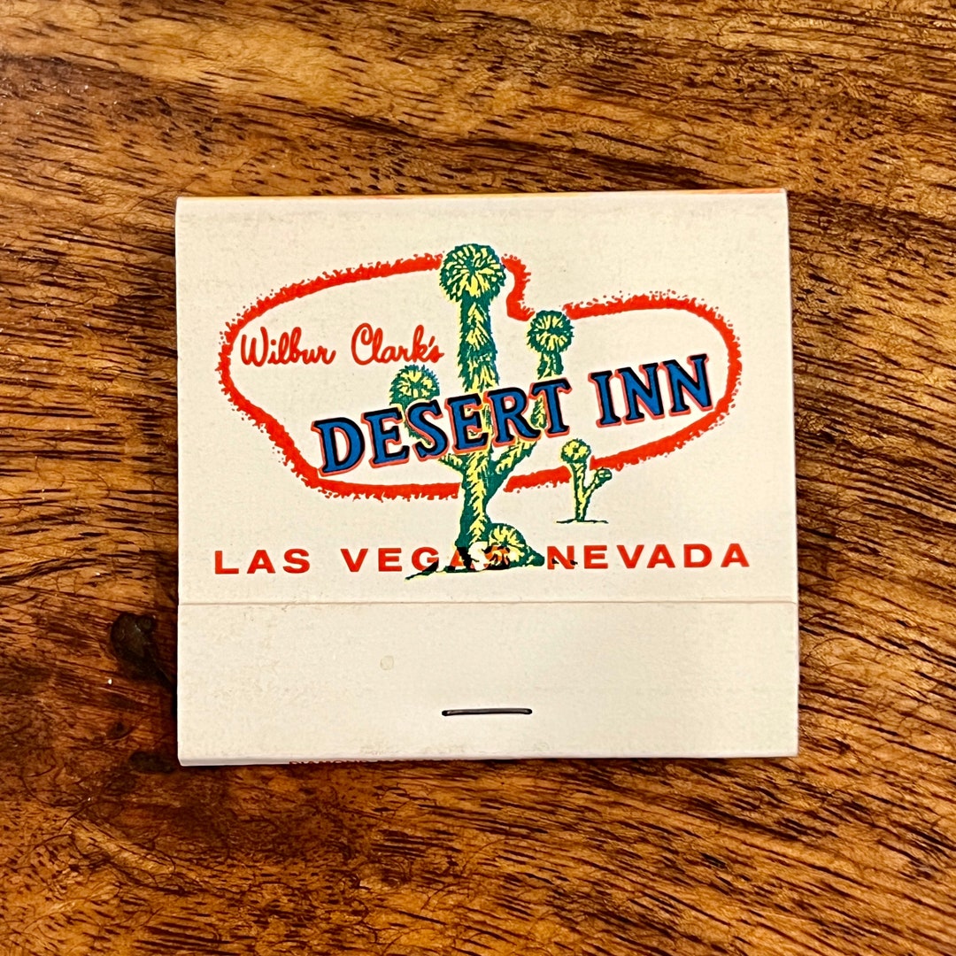 Vintage Las Vegas Matchbook William Clark's Desert Inn Matches Antique
