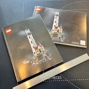 LEGO Motorized Lighthouse, Used Building Instruction Booklets (2), LEGO Building Manual Only, Pieces Not Included - LEGO 21335