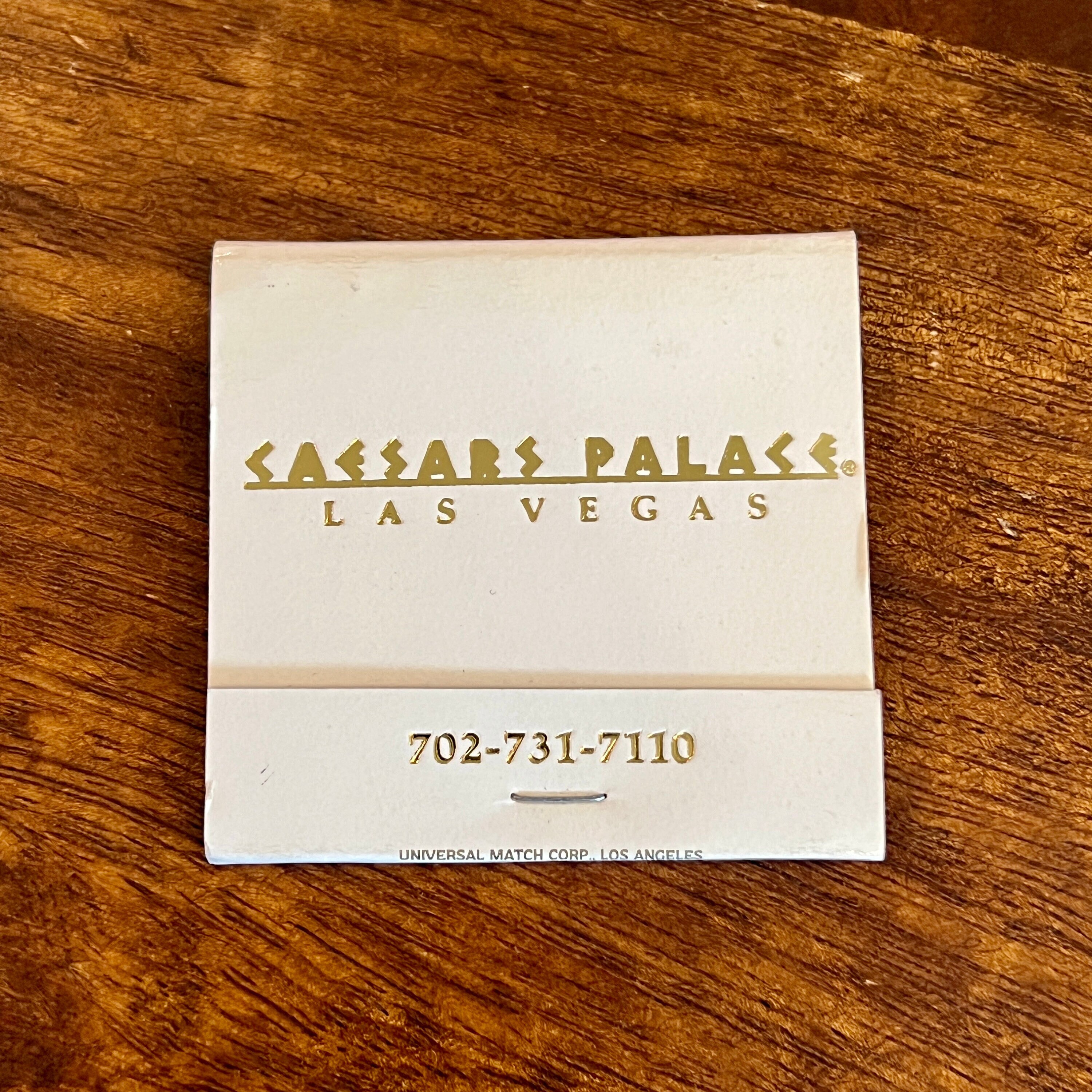 Vintage Las Vegas Matchbook - Caesar's Palace Hotel and Casino