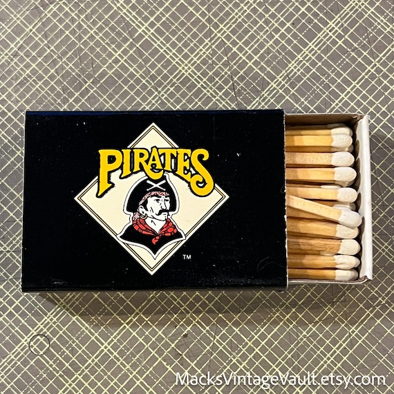 PITTSBURGH PIRATES - Vintage MLB Baseball Matchbox - Vintage Matches - Sports Team Memorabilia